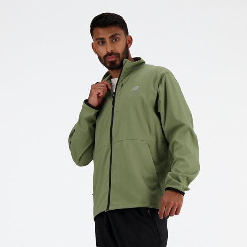 New Balance Mens New Balance Athletics Stretch Woven Jacket - Mens Product Image