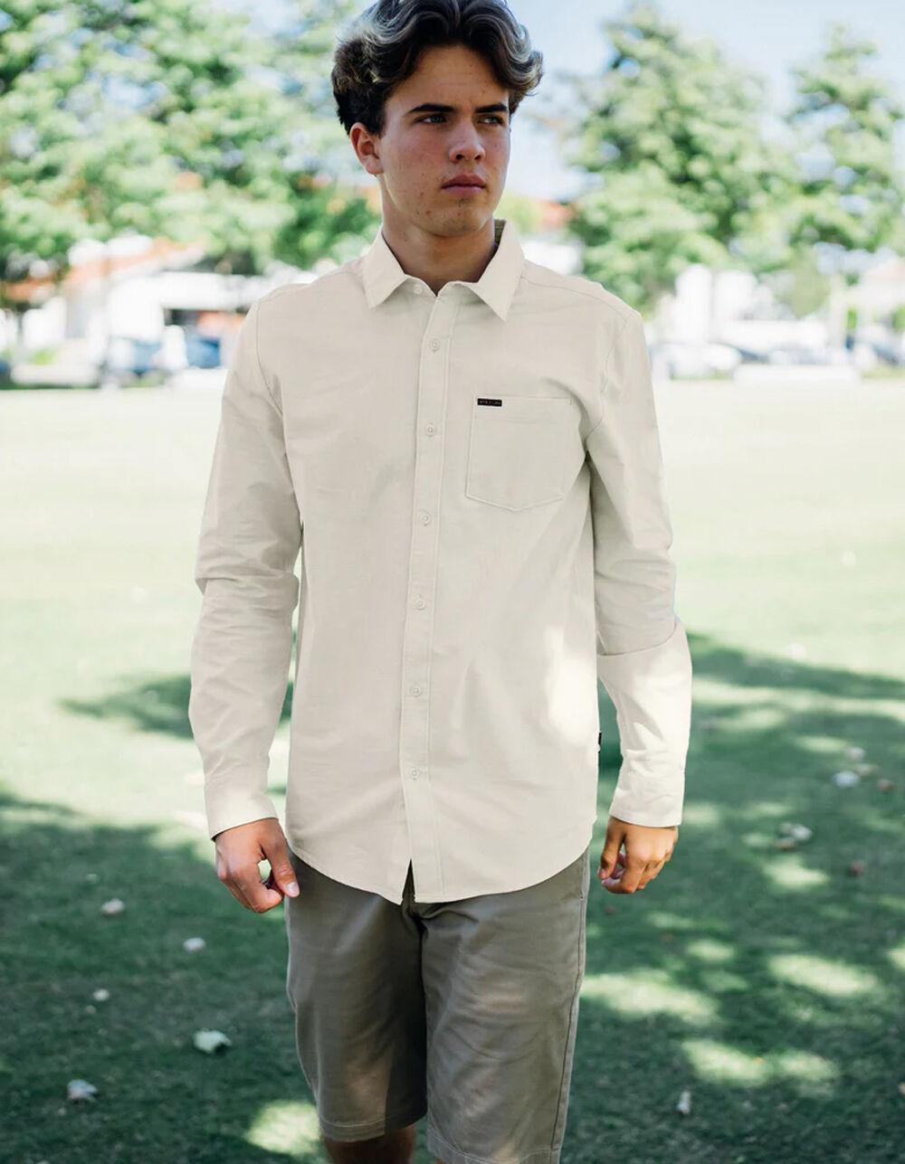 VOLCOM Veeco Oxford Mens Long Sleeve Button Up Shirt Product Image