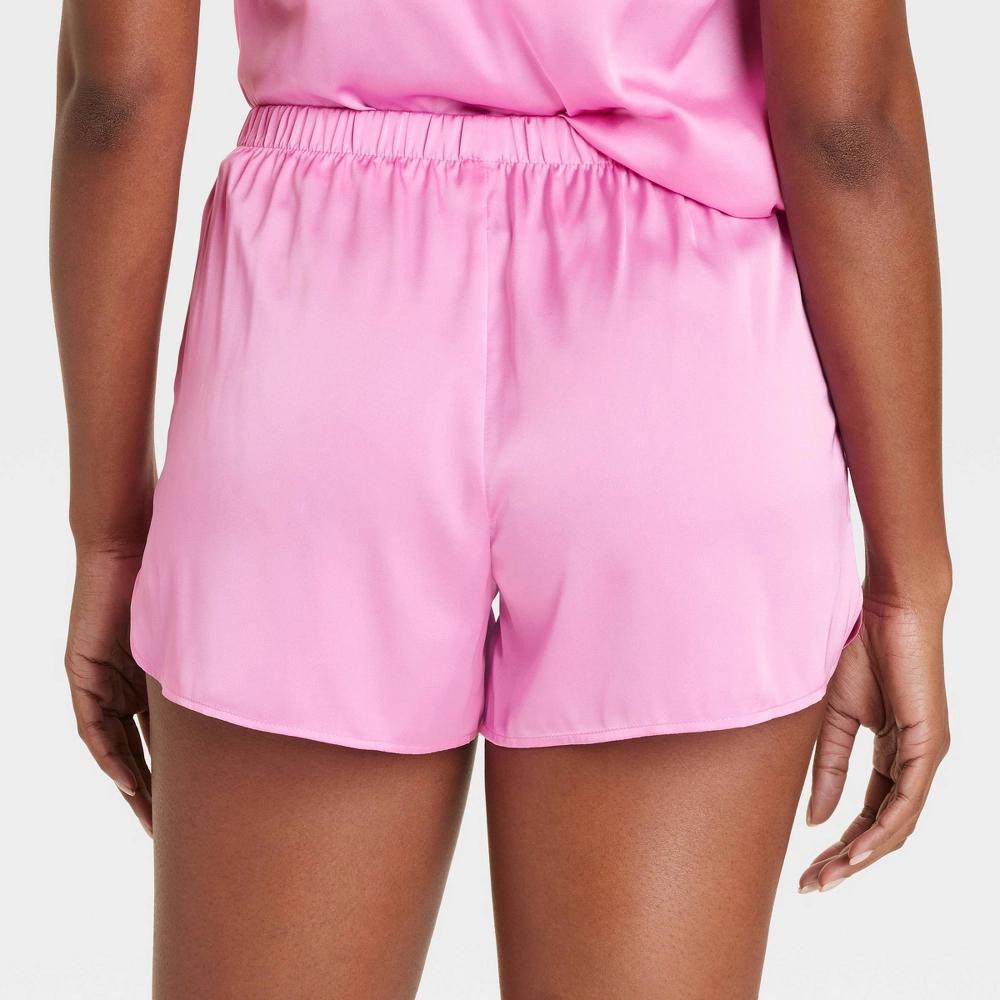 Womens Satin Pajama Shorts - Auden XXL Product Image