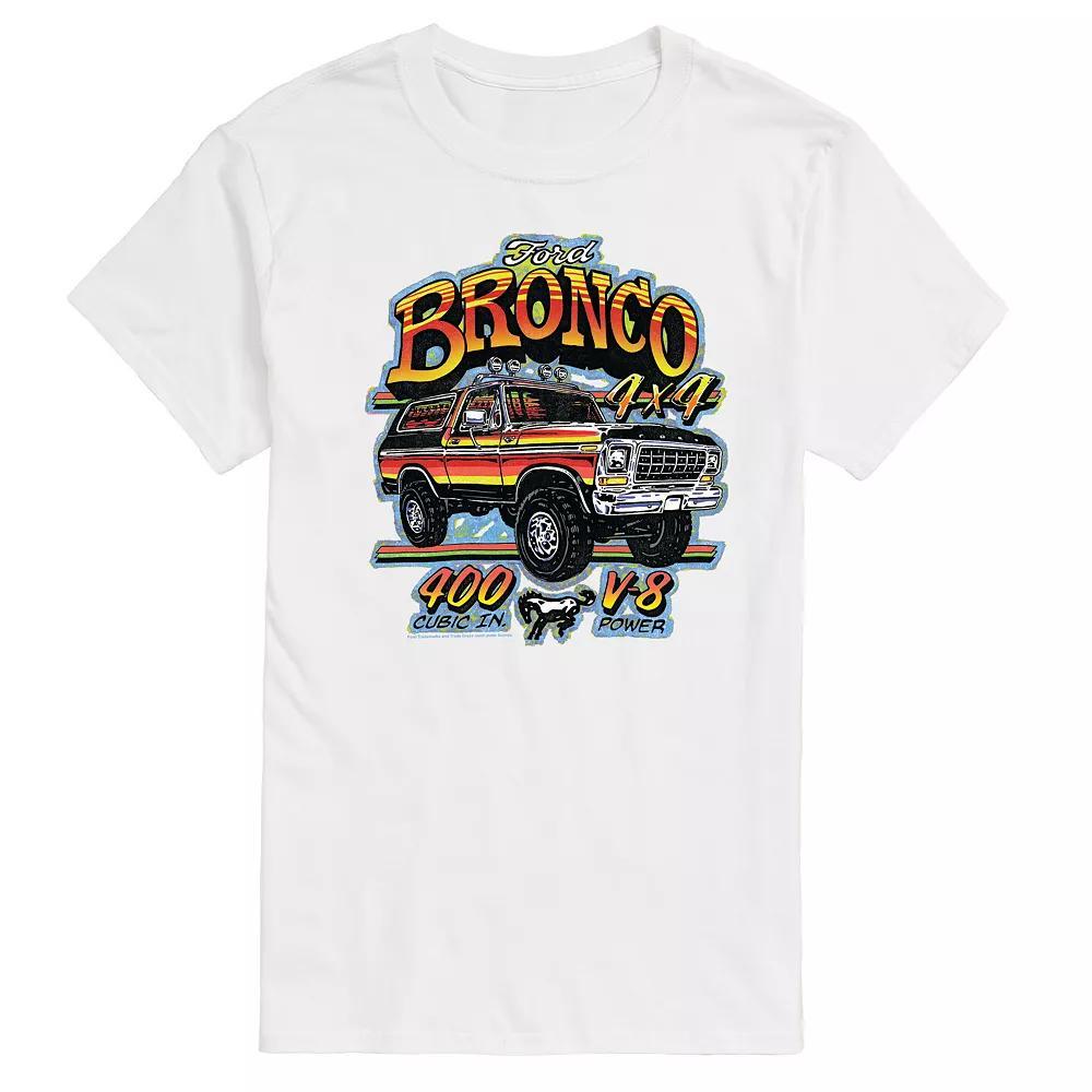 Men's Ford Bronco V-8 Vintage Graphic Tee,  Product Image