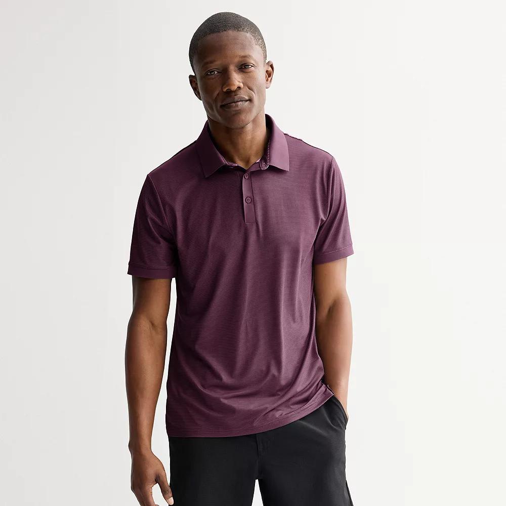 Men's FLX Micro Stripe Performance Polo,  Product Image
