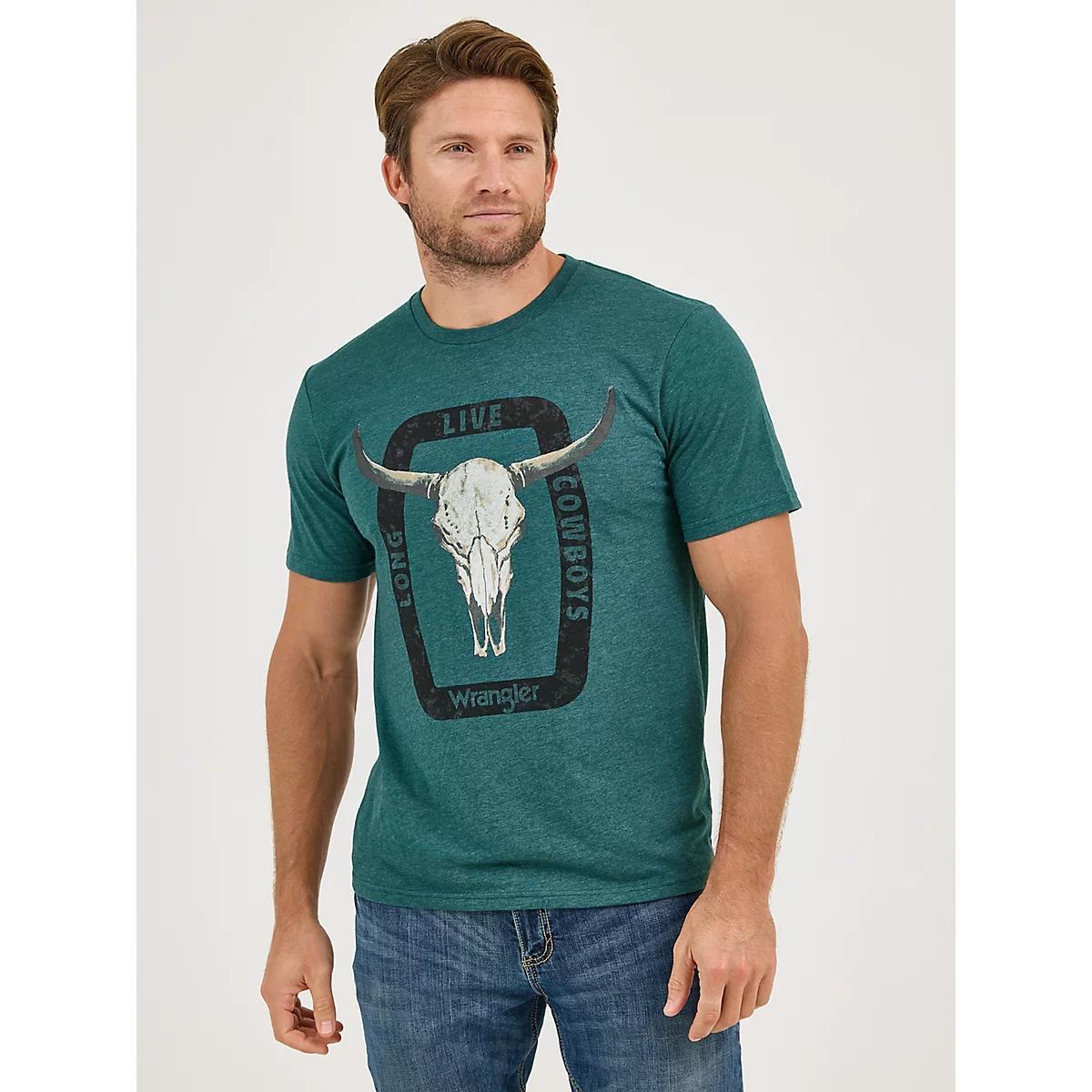 Men's Steerhead Graphic T-Shirt in Sea Moss Product Image