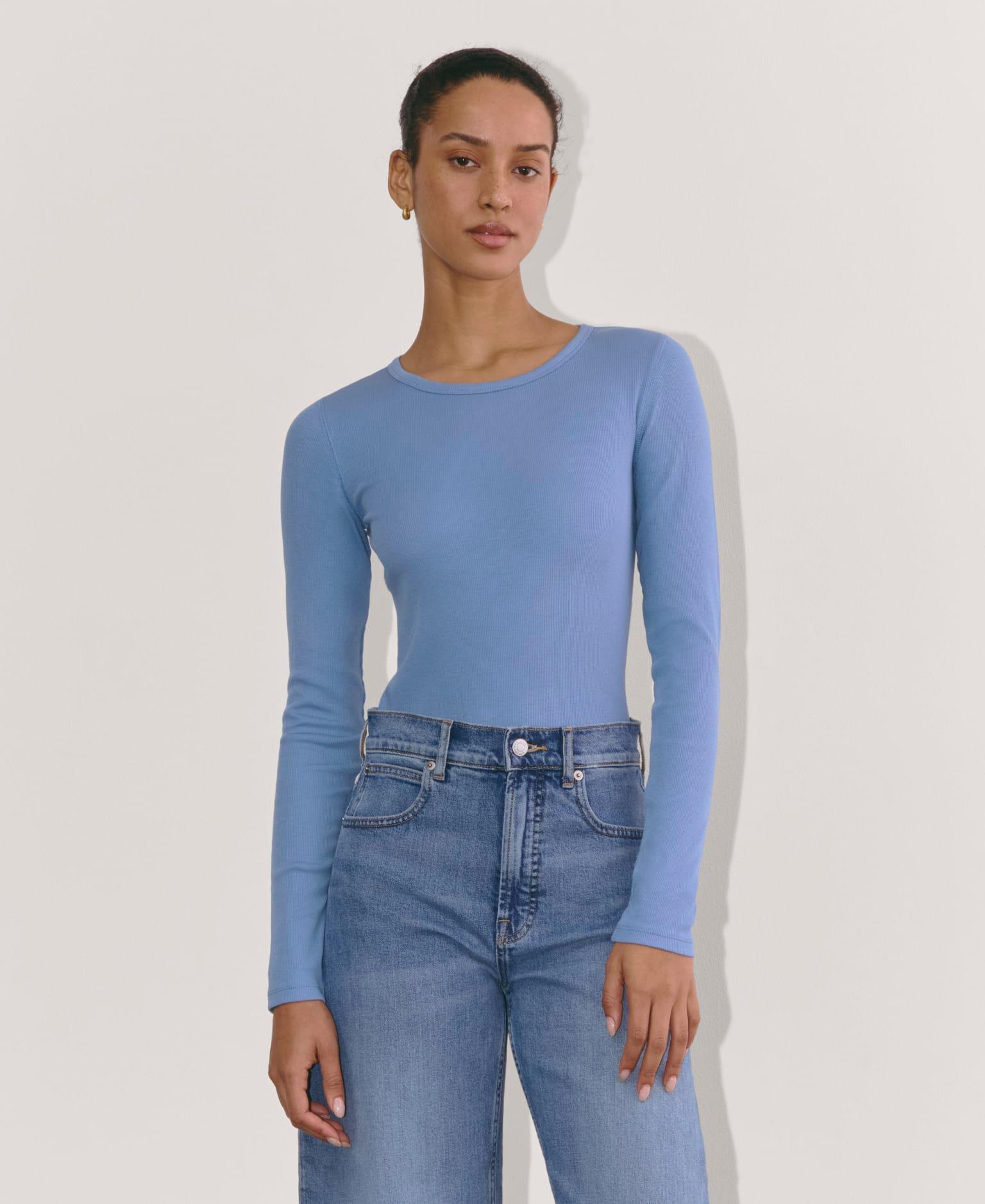 Womens Luxe Rib Long-Sleeve Crew Sweater by Everlane Product Image