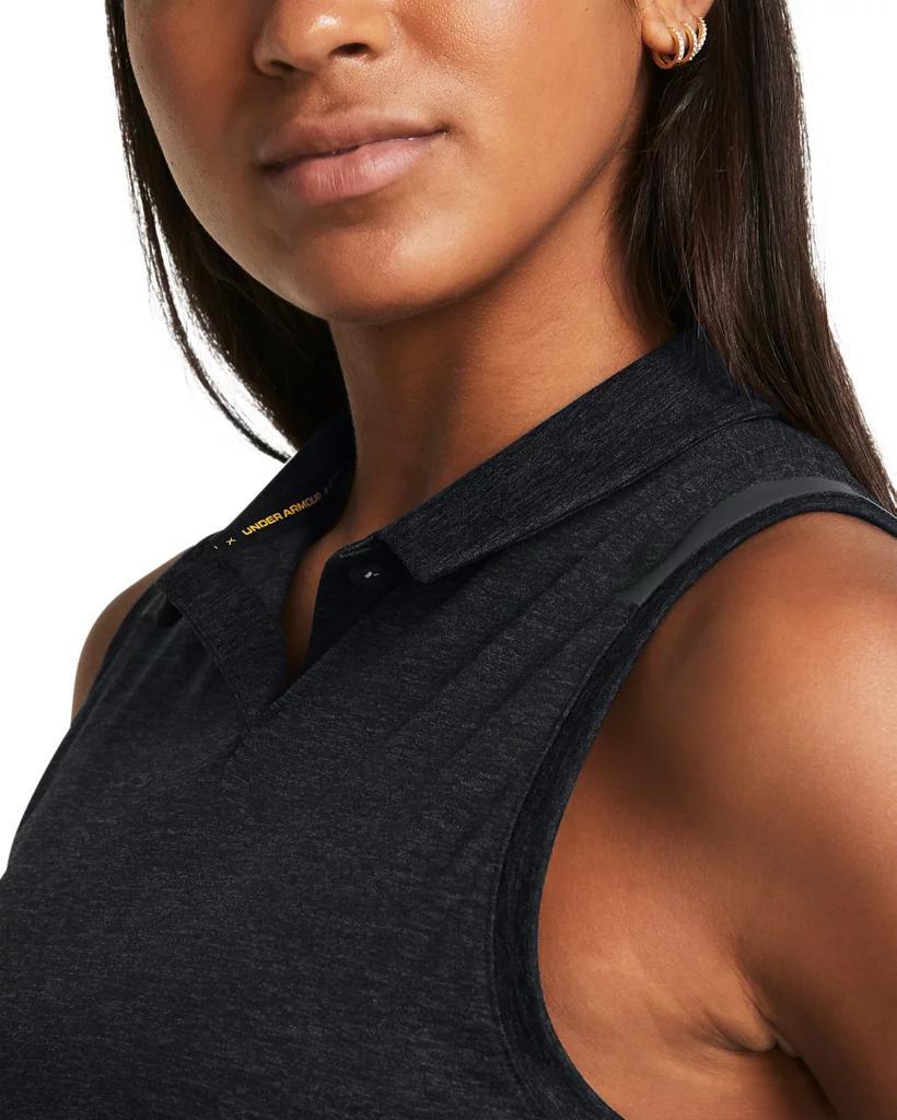 Women's Curry Splash Sleeveless Polo Product Image