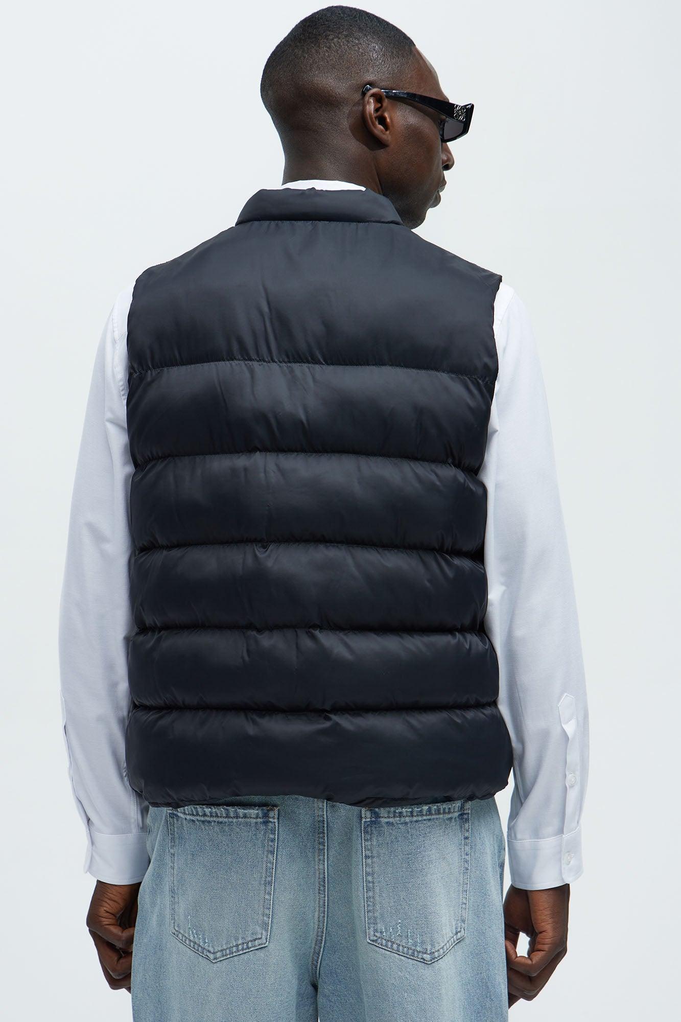 Shine Again Puffer Vest - Black Product Image