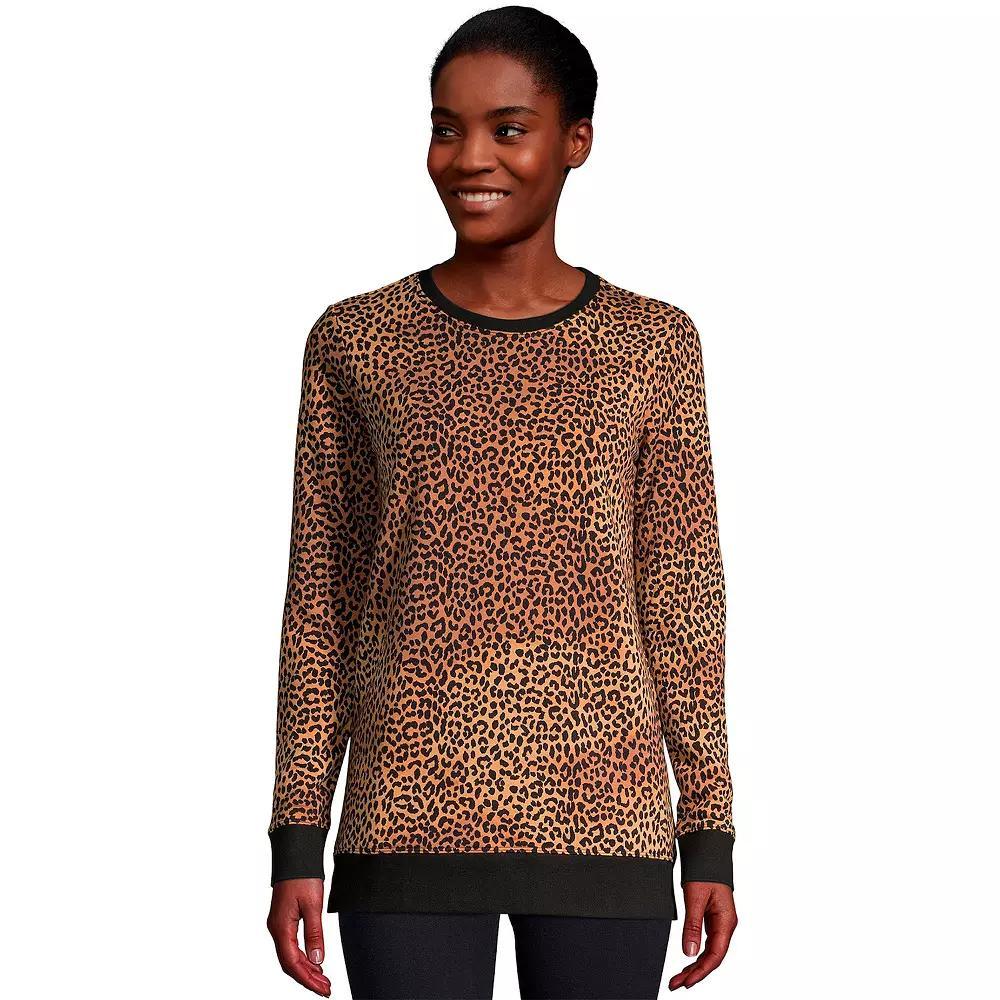 Women's Lands' End Serious Sweats Crewneck Sweatshirt Tunic,  Product Image