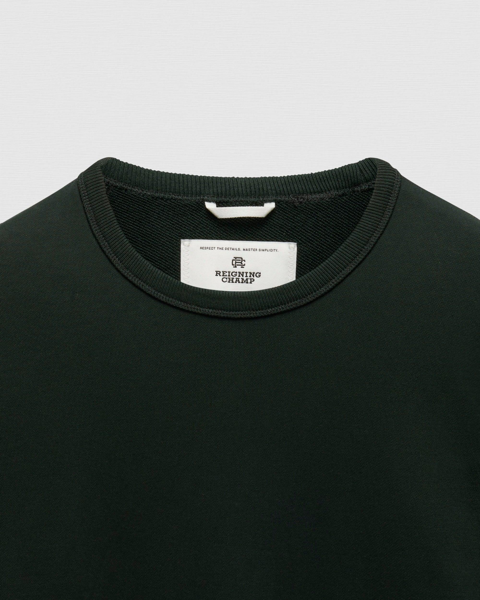 Midweight Terry Slim Crewneck - Vault Male Product Image