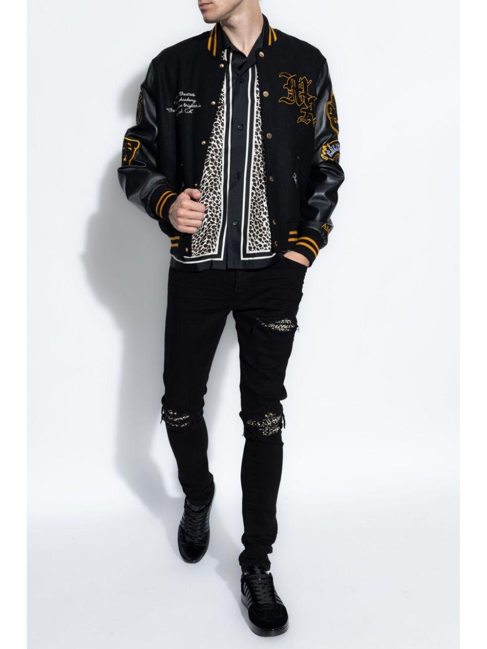 AMIRI Lion Bomber Jacket In Black Product Image