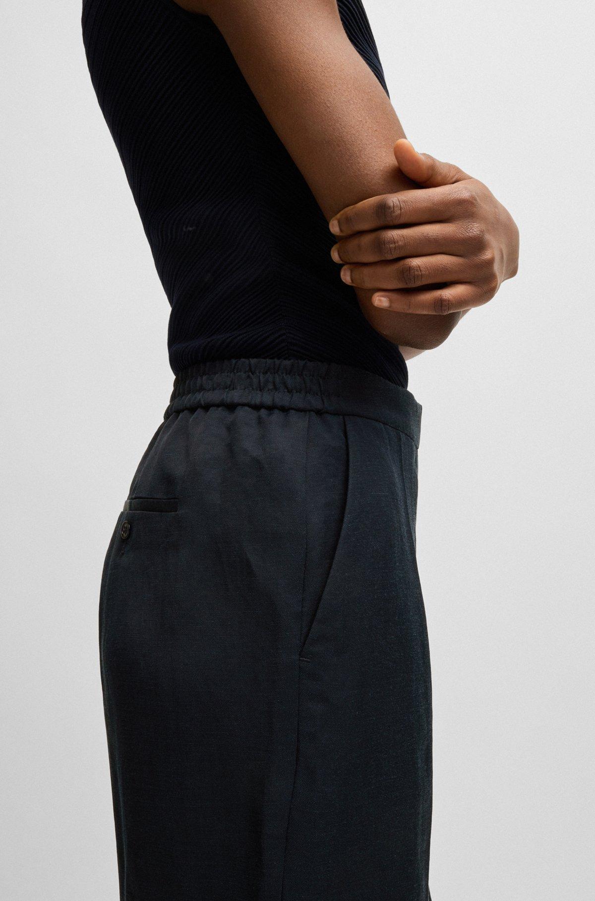 Relaxed-fit shorts with wide leg Product Image