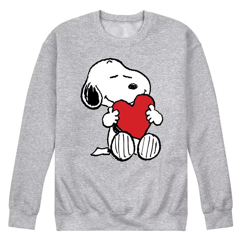 Mens Peanuts Hugging Sweatshirt Product Image