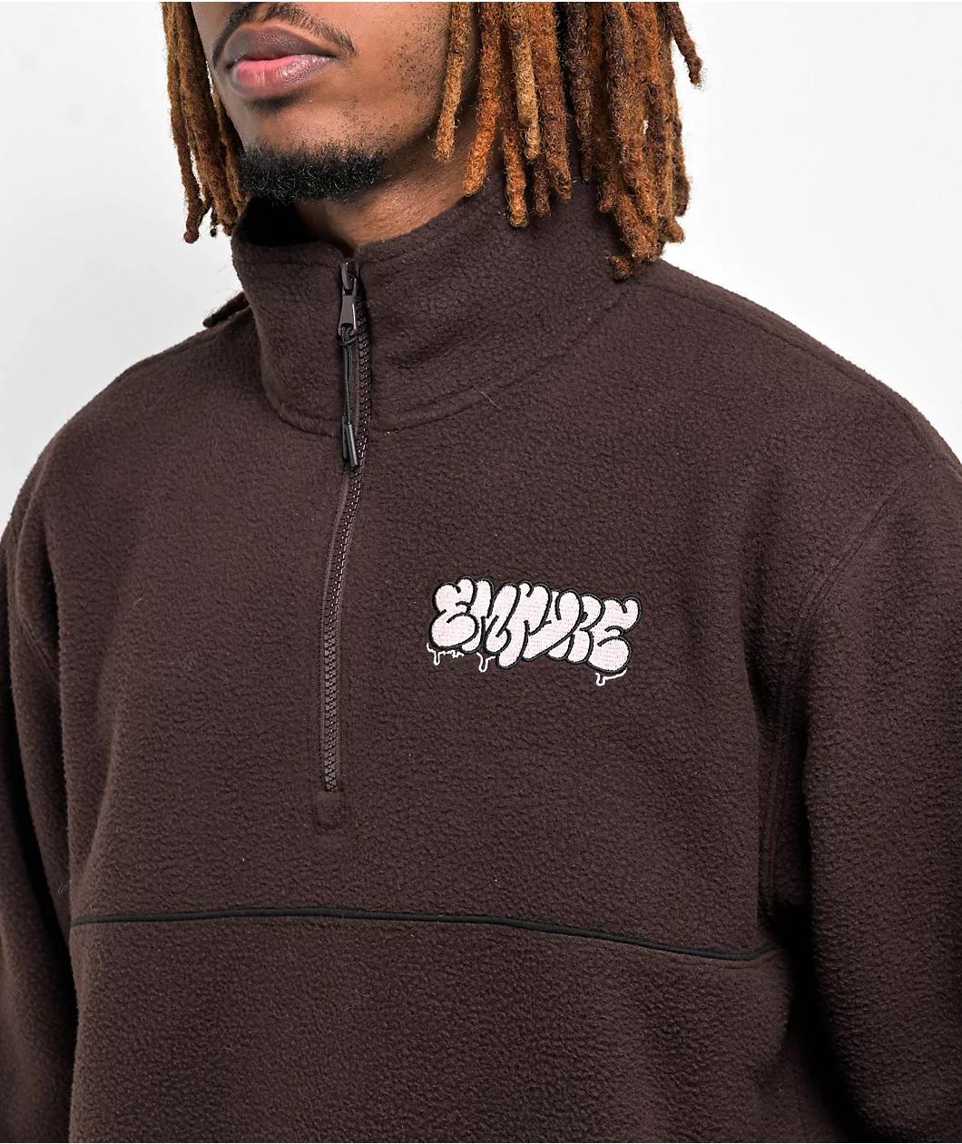 Empyre Carter Brown Quarter Zip Sweatshirt Product Image