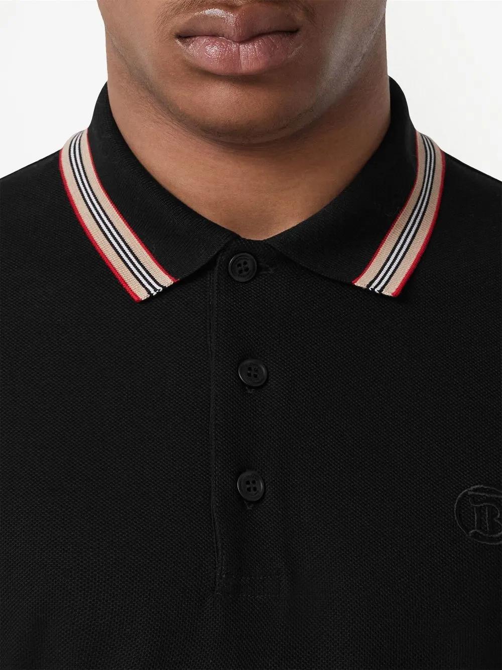 Icon Stripe cotton polo shirt Product Image