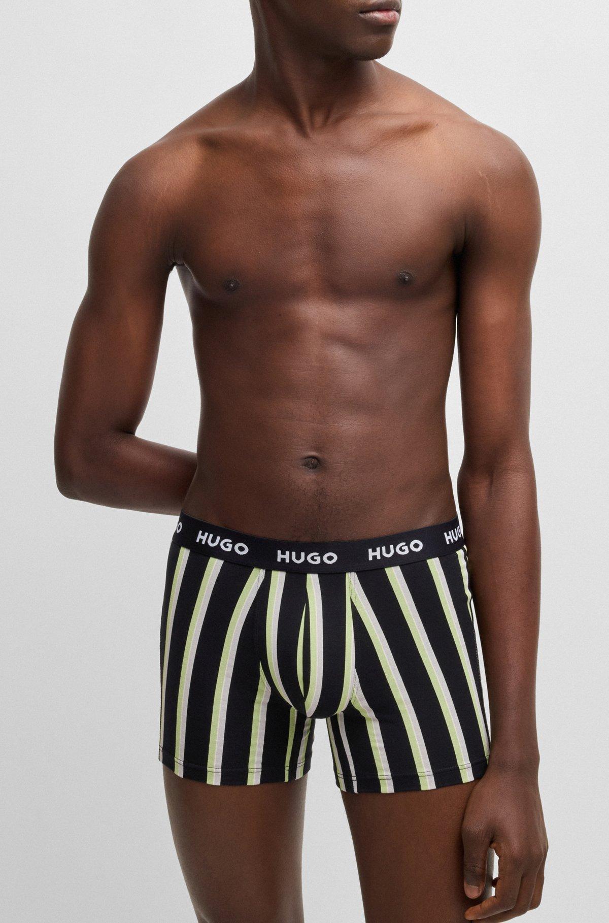 Three-pack of stretch-cotton boxer briefs Product Image