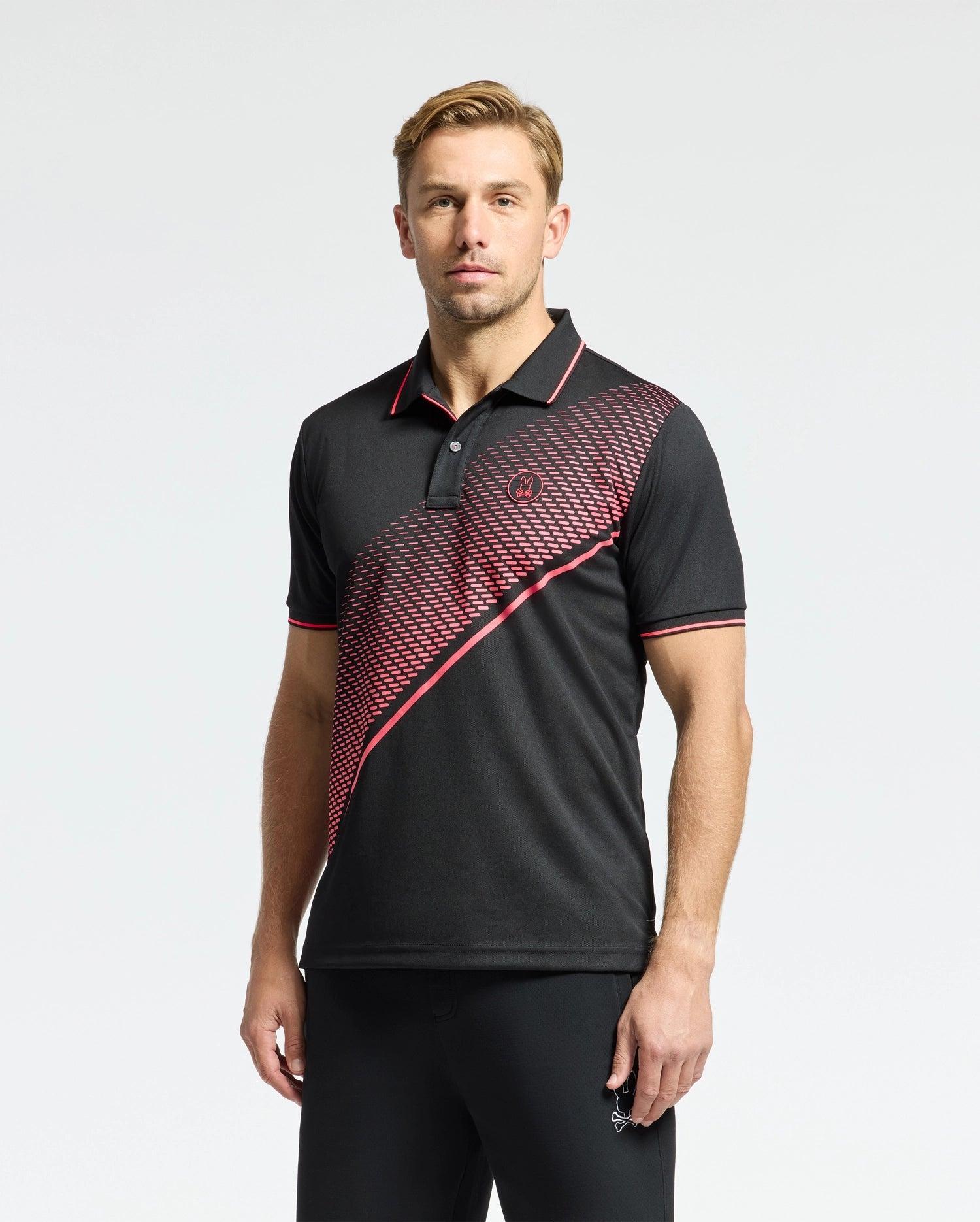 Mens Mack Sport Pique Polo 001 BLACK / S Product Image