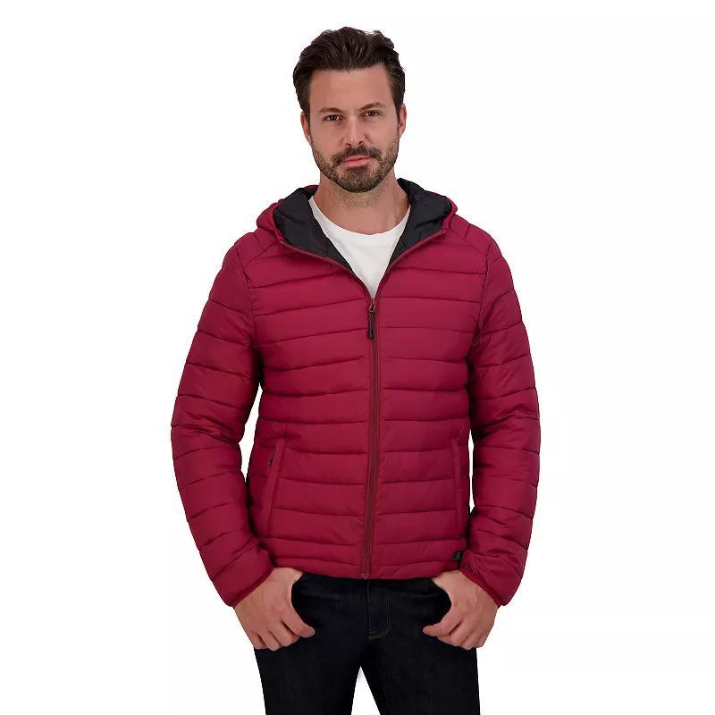 Men's ZeroXposur Hooded Quilted Puffer Jacket, Size: Medium, Grey Product Image