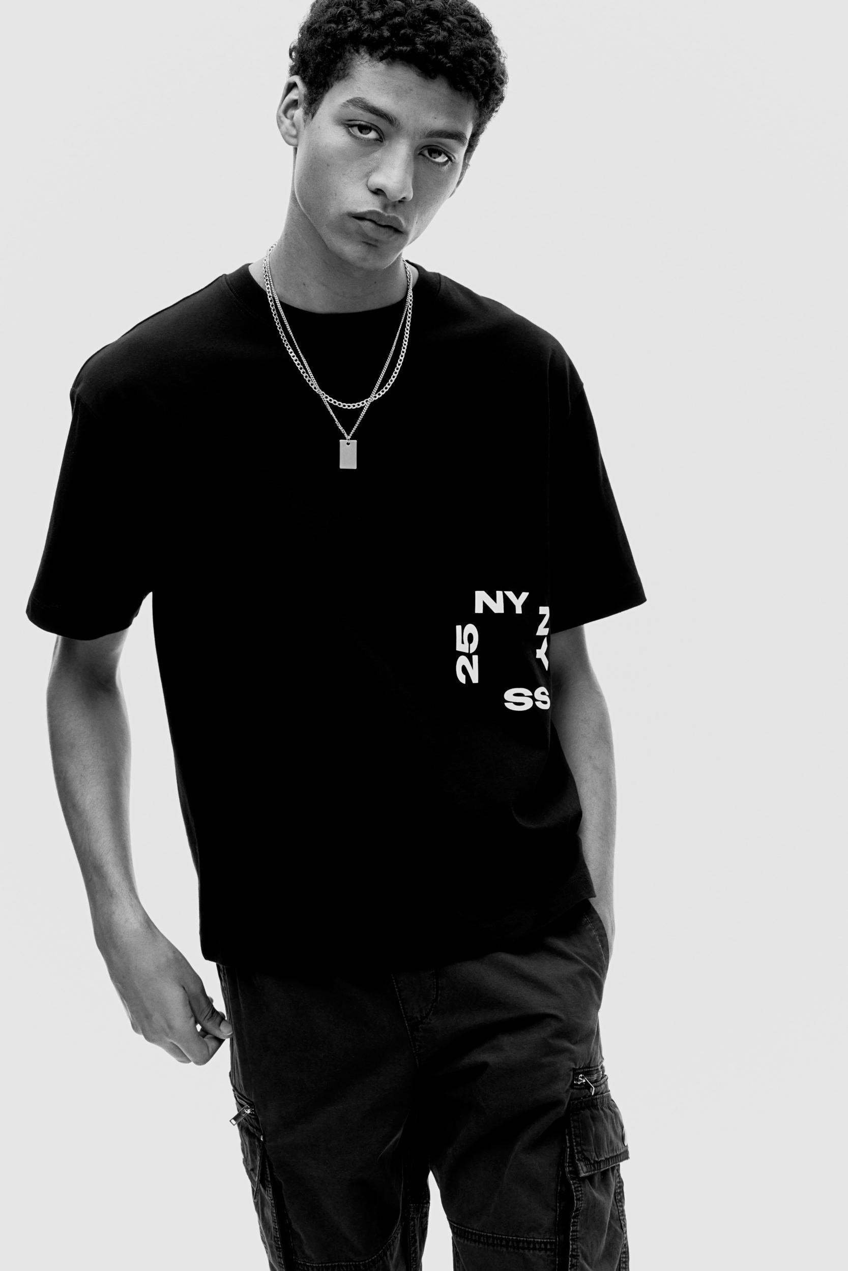 Loose Fit Printed T-shirt Product Image