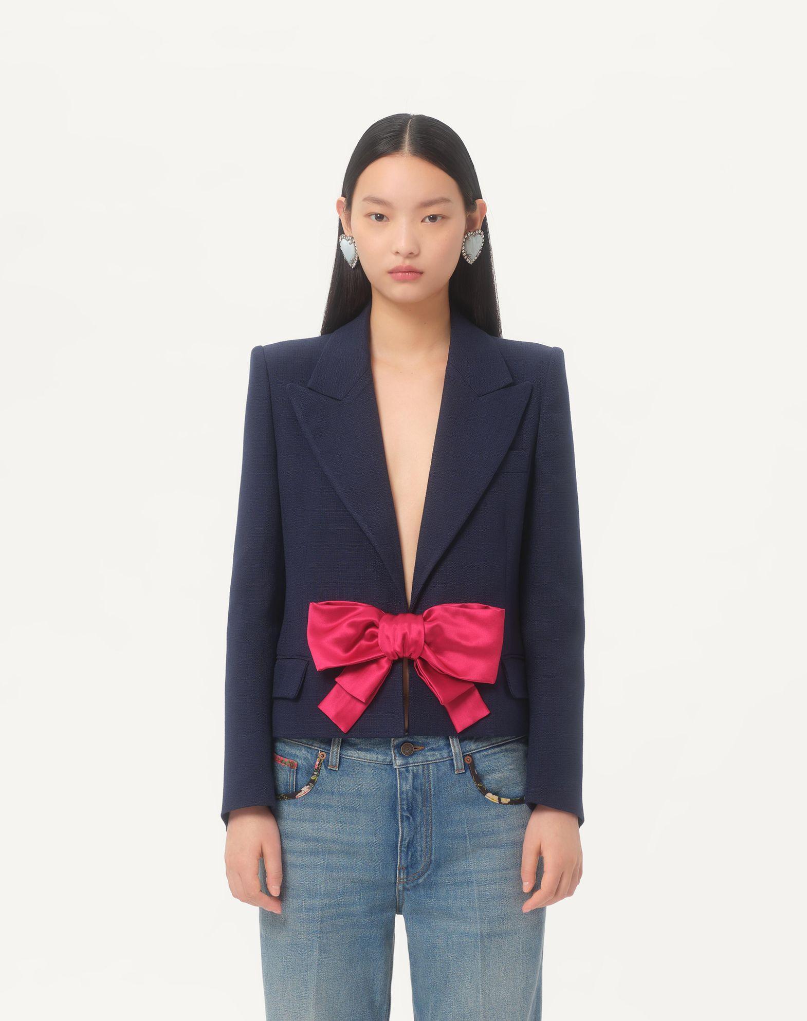 Viscose Jacket With Bow Product Image