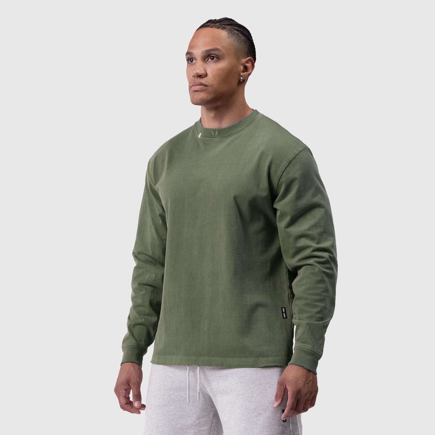 0851. Tech Essential™ Relaxed Long Sleeve - Faded Grey Product Image
