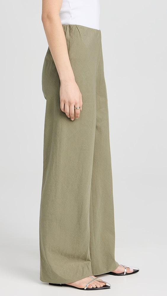 Vince High Waist Cotton Bias Pants | Shopbop Product Image