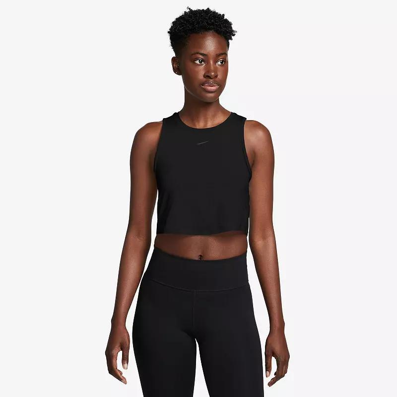 Nike Womens One Classic Dri-FIT Cropped Tank Top Product Image