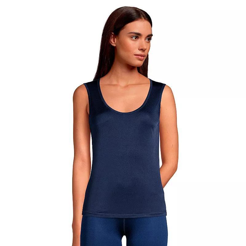 Women's Lands' End Silk Interlock Tank Undershirt,  Product Image