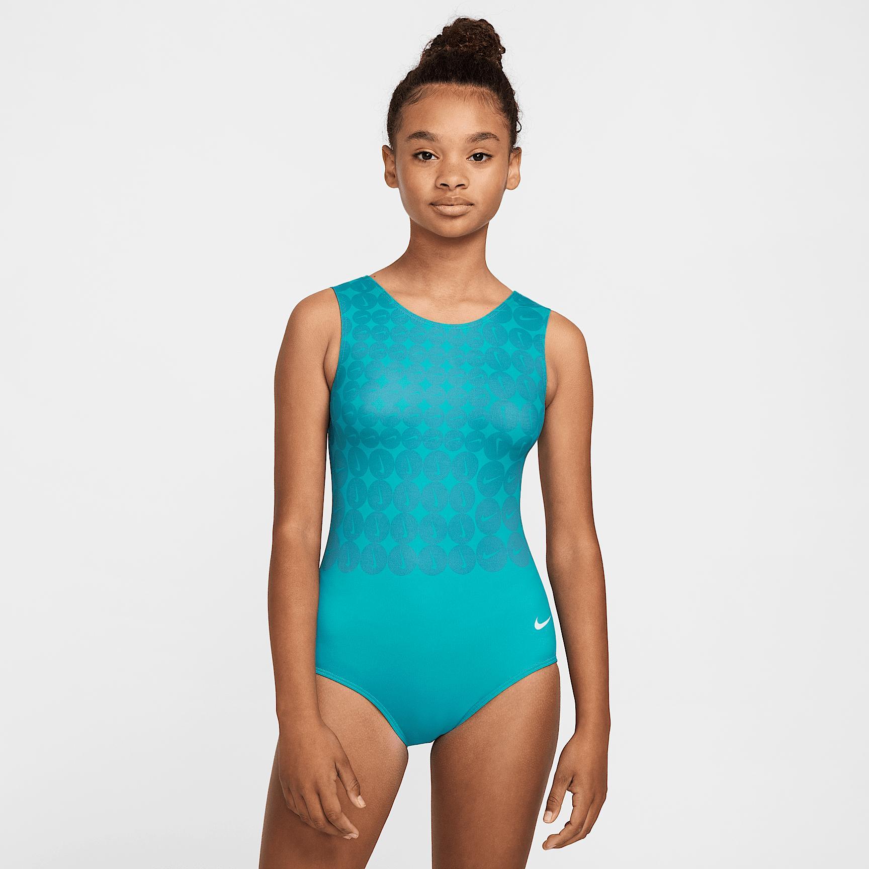Nike Womens Gymnastics Swoosh Printed Performance Leotard | NKA019-072 Product Image