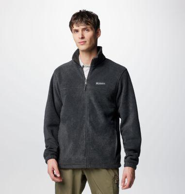 Men's Columbia Steens Mountain™ Full-Zip Fleece Jacket, Size: XXL, Black Grill Product Image