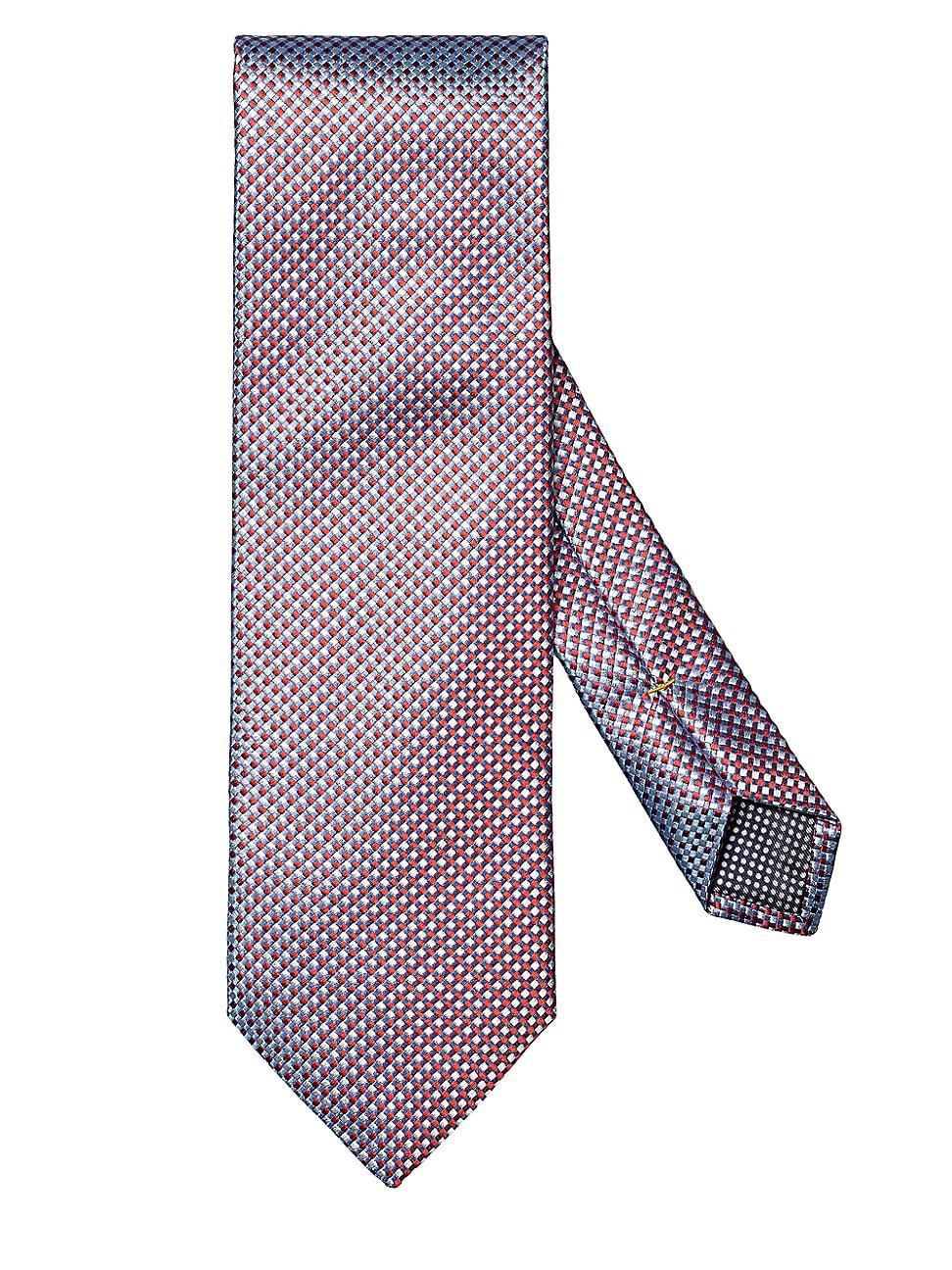 Mens Geometric Silk Tie Product Image