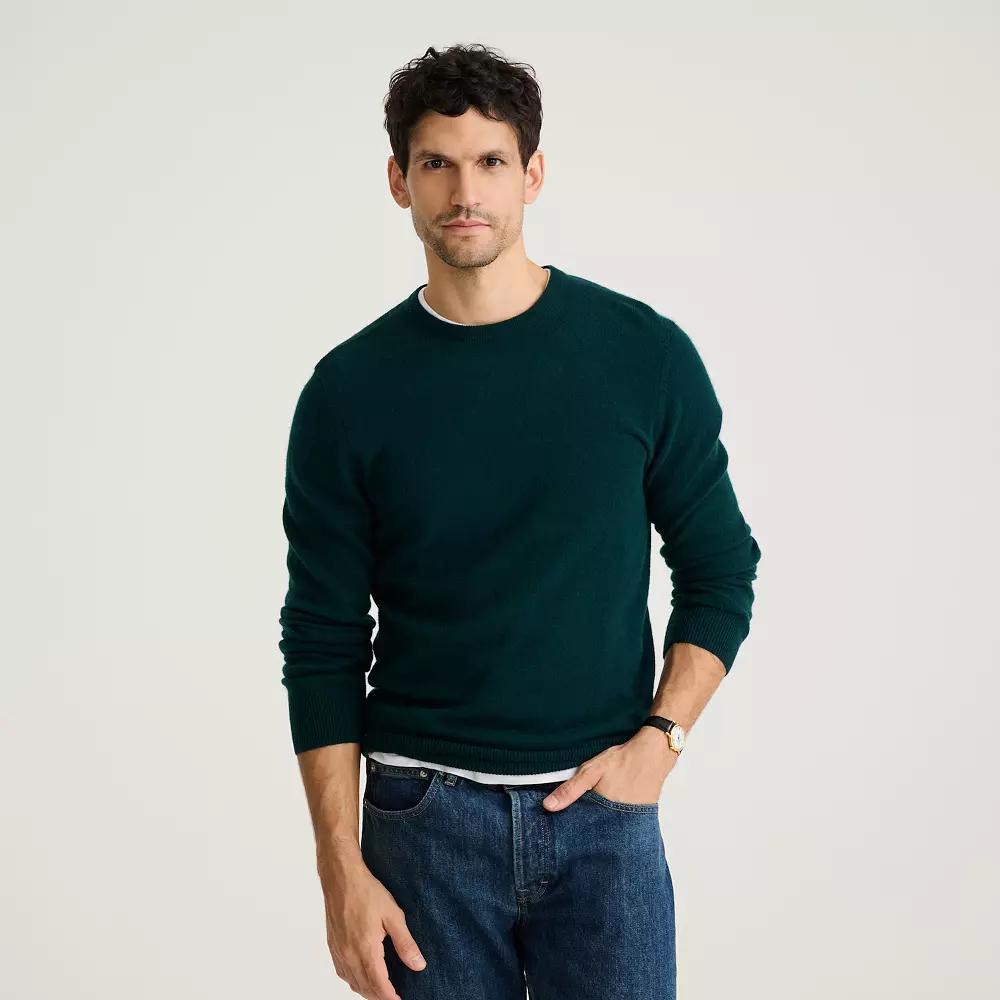 Men's NAADAM Soft Collection Cashmere Sweater, Size: XL, Green Product Image