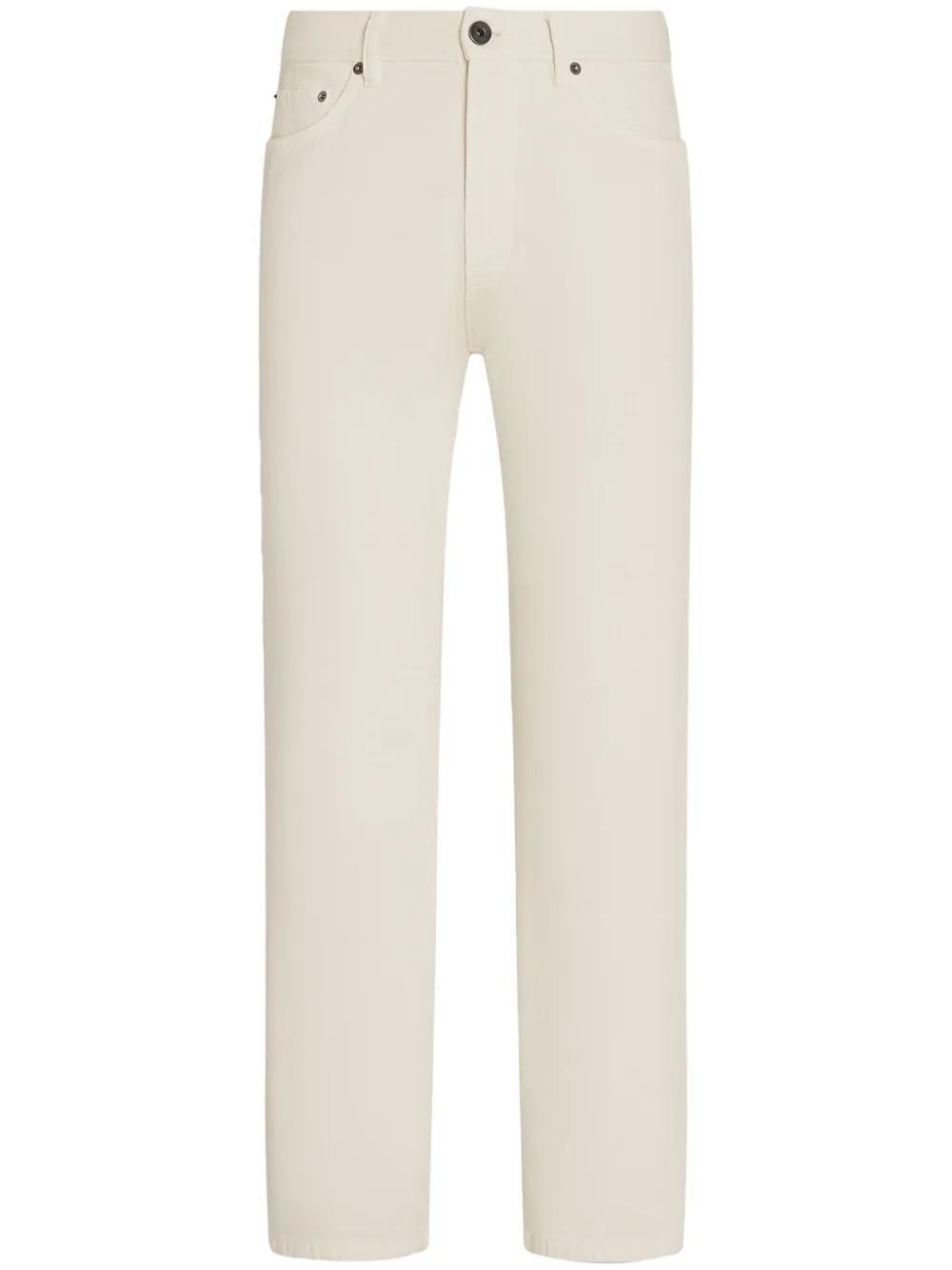 ZEGNA Roccia Jeans In White Product Image