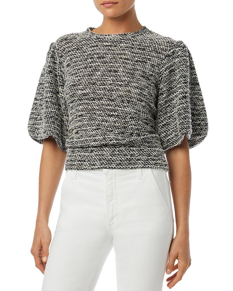 Womens The Jovie Knit Puff-Sleeve Top Product Image