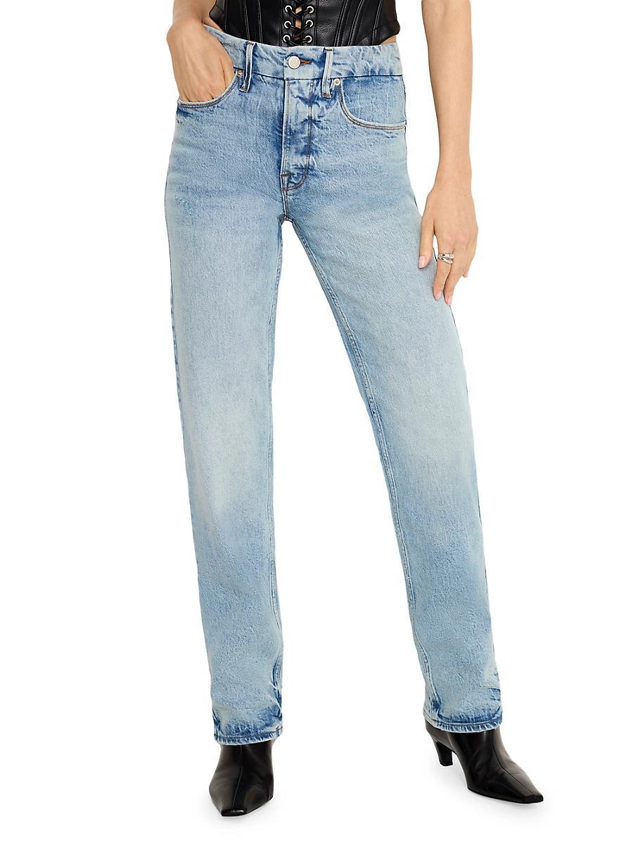 Womens Good Icon Straight Jeans Product Image