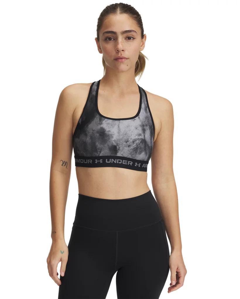 Women's Armour® Mid Crossback Printed Sports Bra Product Image