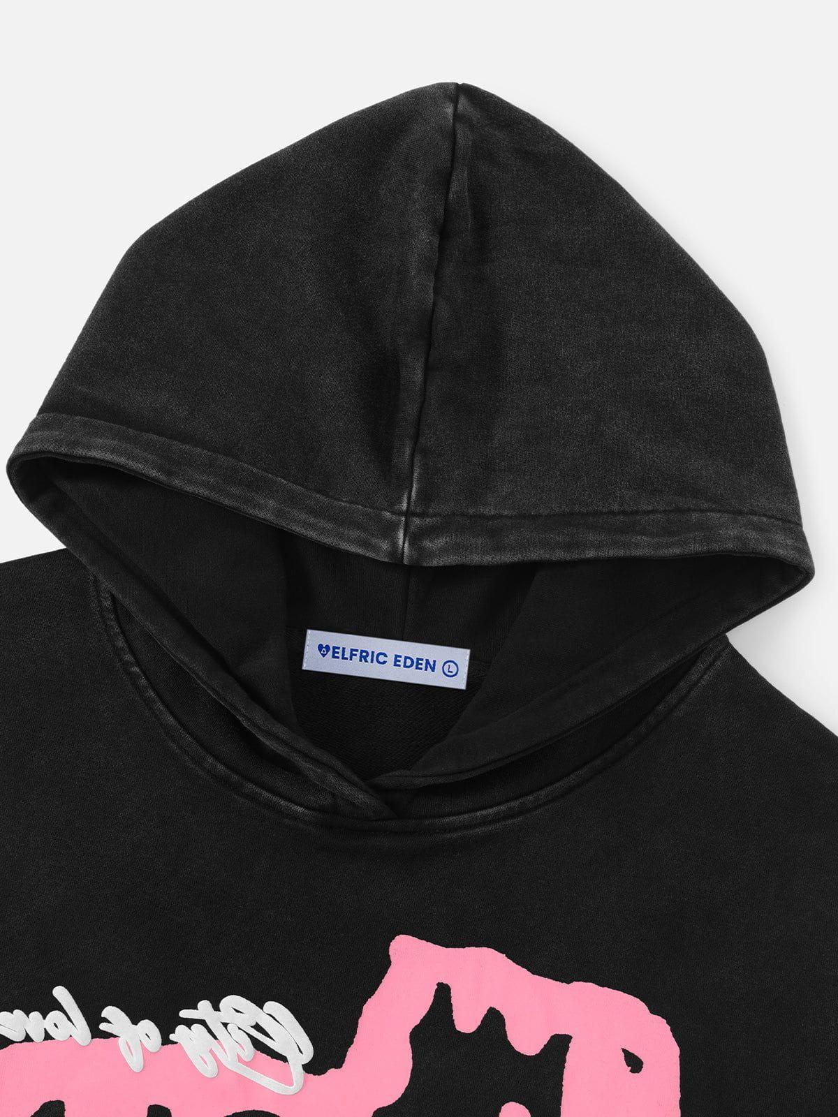 Aelfric Eden Oversized Abstraction Graphic Hoodie Product Image