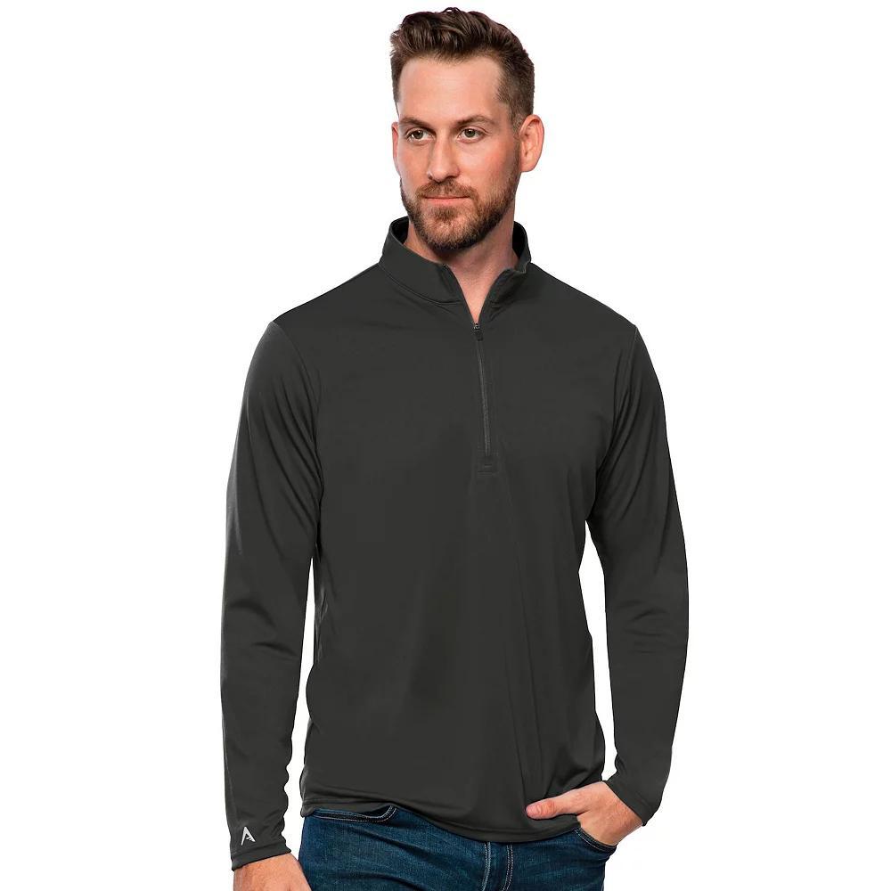 Men's Antigua Blank Tribute Quarter Zip Pullover,  Product Image