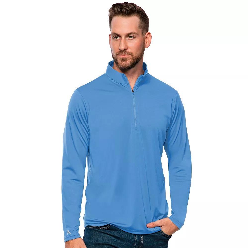 Men's Antigua Blank Tribute Quarter Zip Pullover,  Product Image
