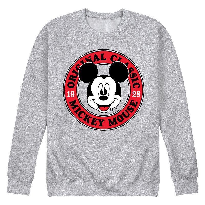 Disney's Mickey Mouse Men's Original Fleece Sweatshirt, Size: XL, Gray Product Image