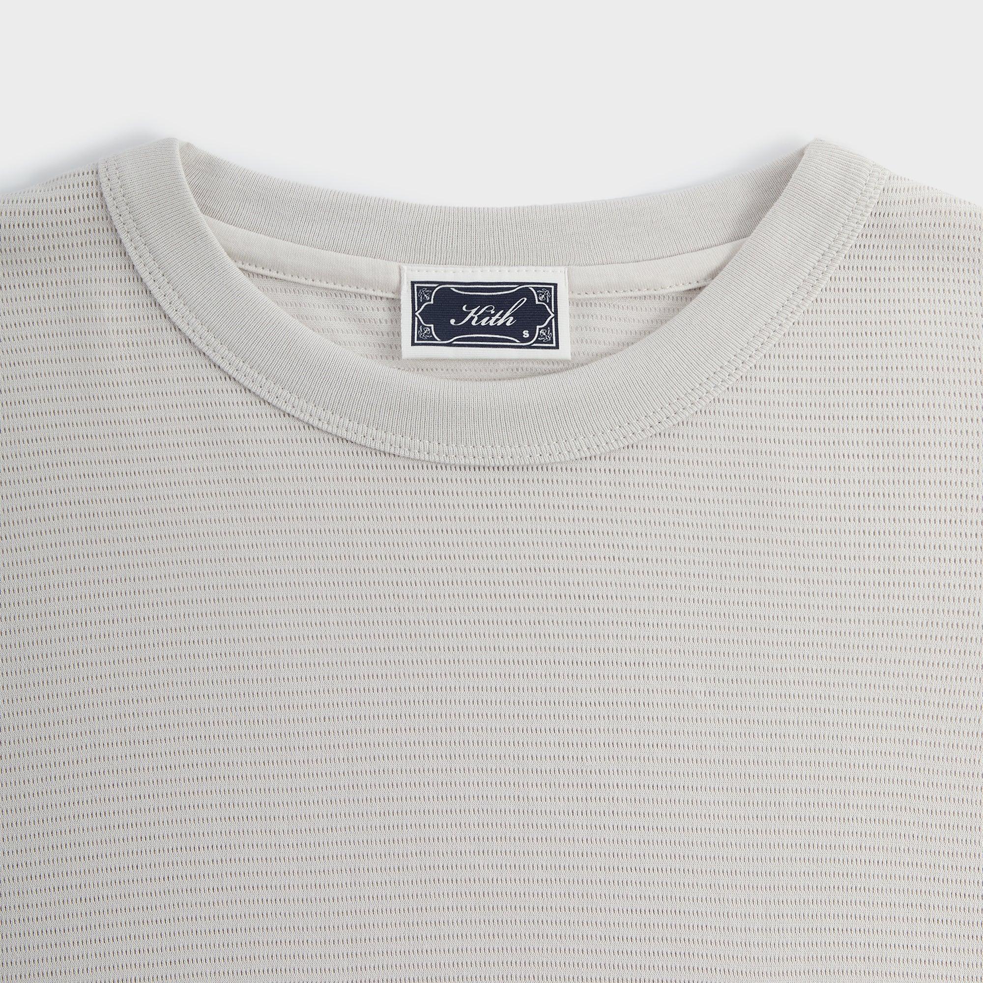 Kith Pointelle Mesh Leonard Pocket Tee - Concrete Male Product Image