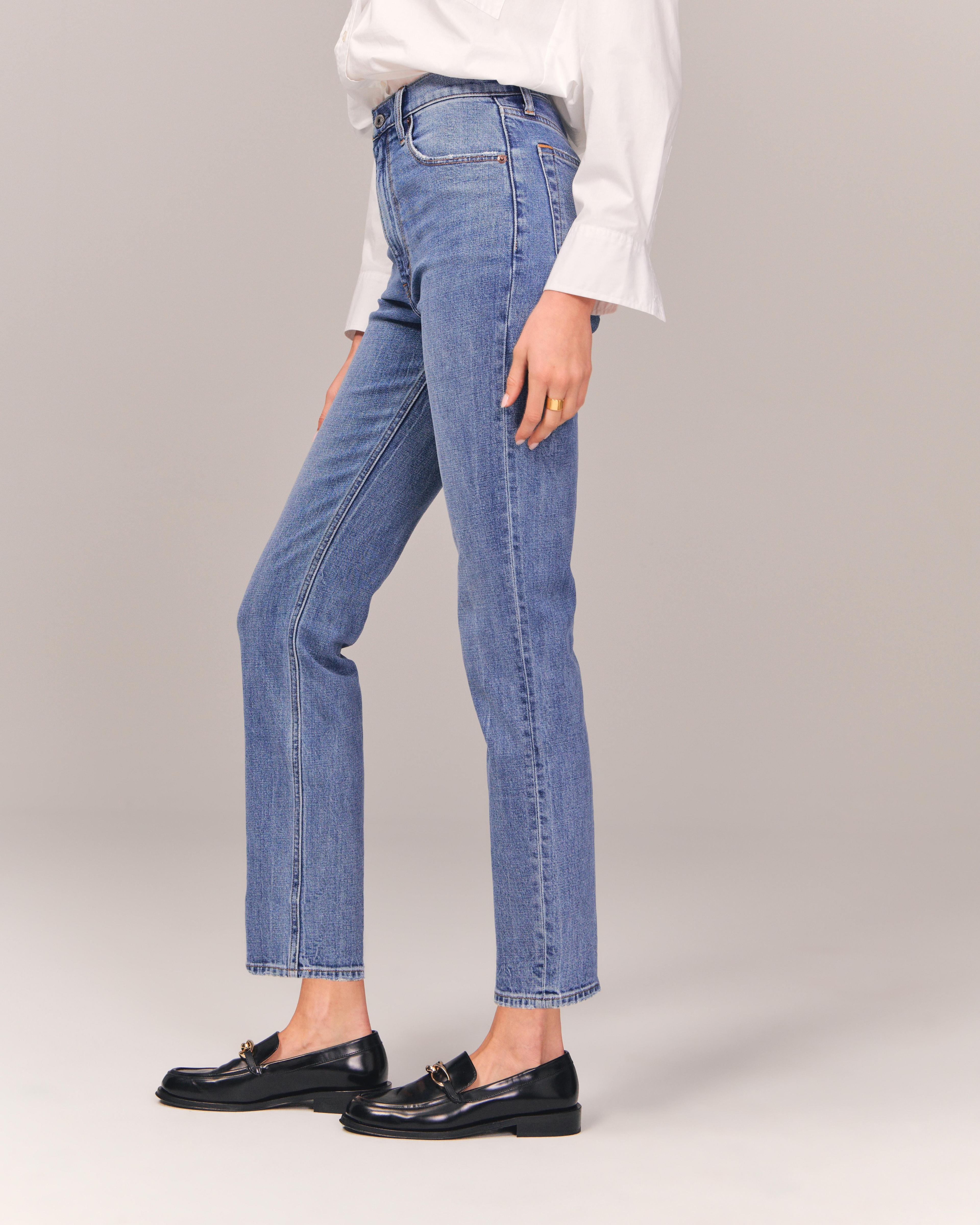 Ultra High Rise Ankle Straight Jean Product Image