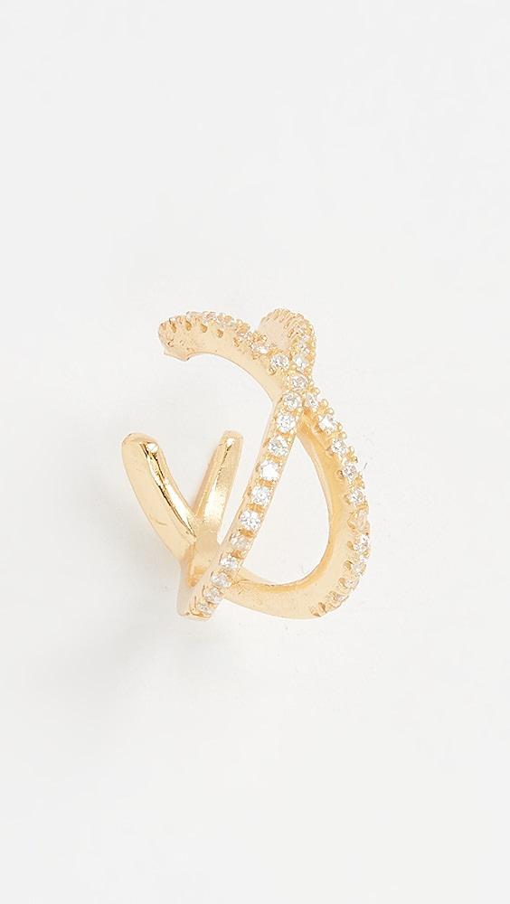 SHASHI Stacey Pave Ear Cuff | Shopbop Product Image