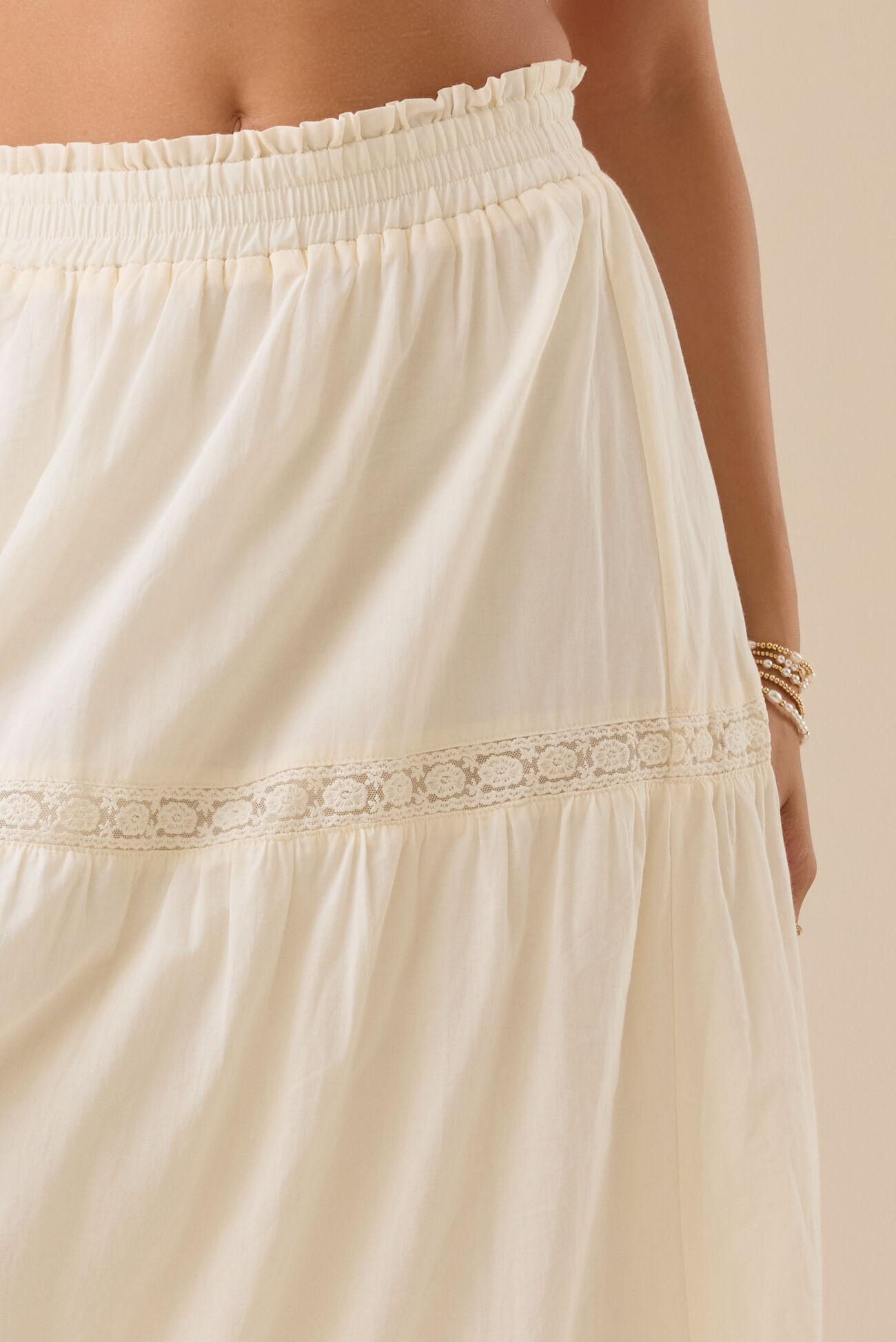 Kait Lace Midi Skirt Product Image