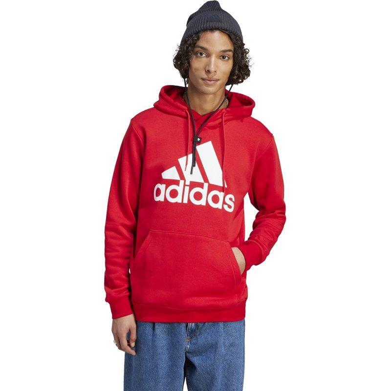 Mens adidas Essential Big Logo Fleece Hoodie Product Image