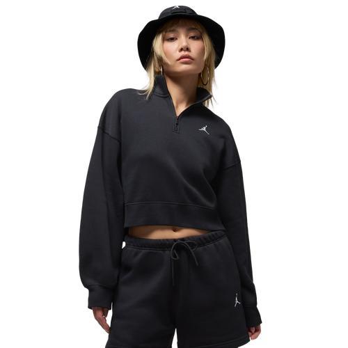 Womens Jordan Brooklyn Fleece 1/4-Zip Top | IH2391-010 Product Image