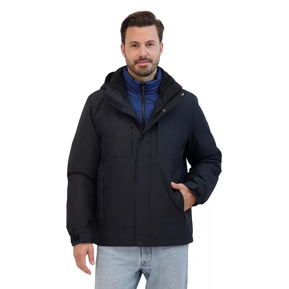 Men's ZeroXposur Grid Dobby 2-In-1 Hooded Shell with Inner Coat,  Product Image