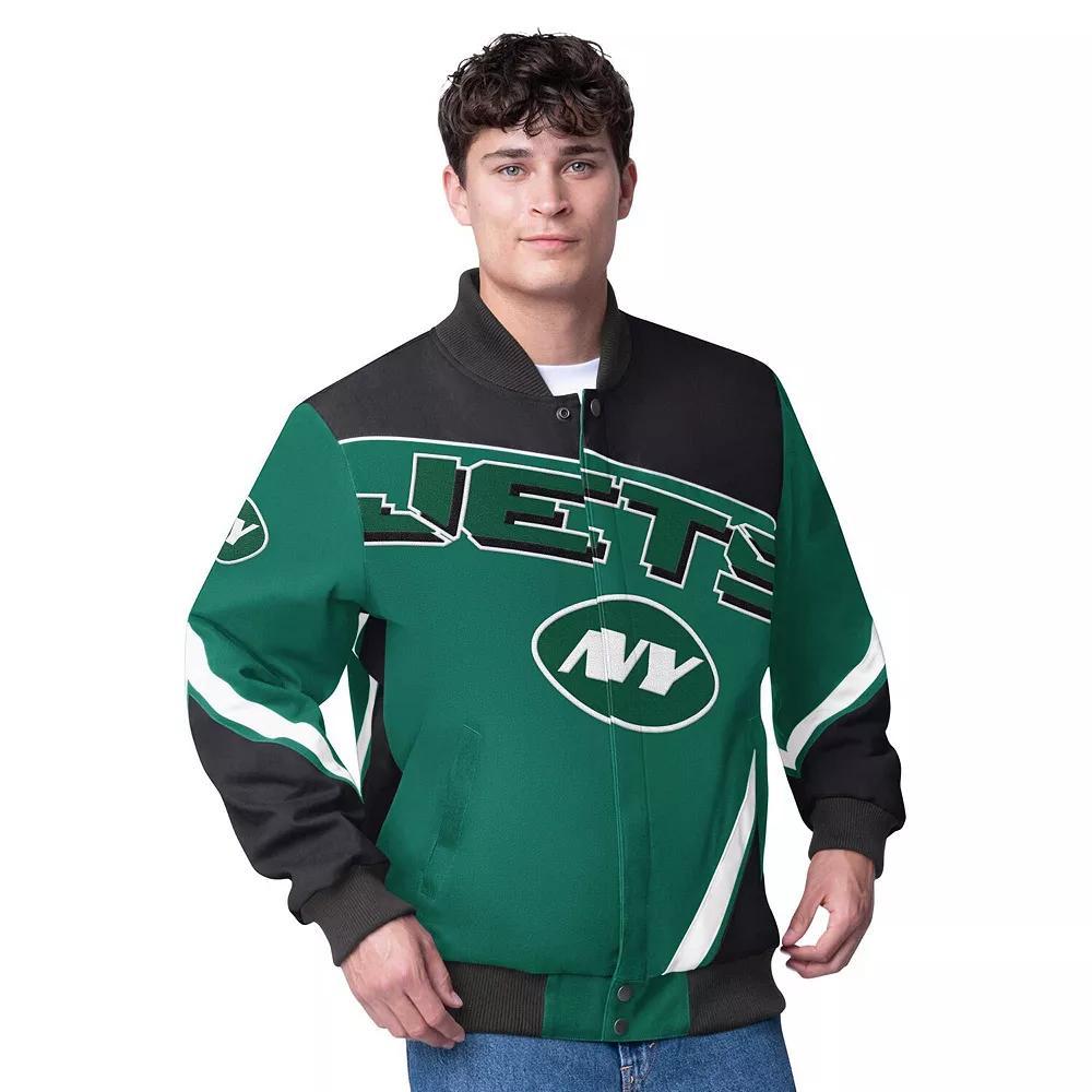Men's G-III Extreme Green New York Jets Maximum Racing Full-Snap Jacket,  Product Image