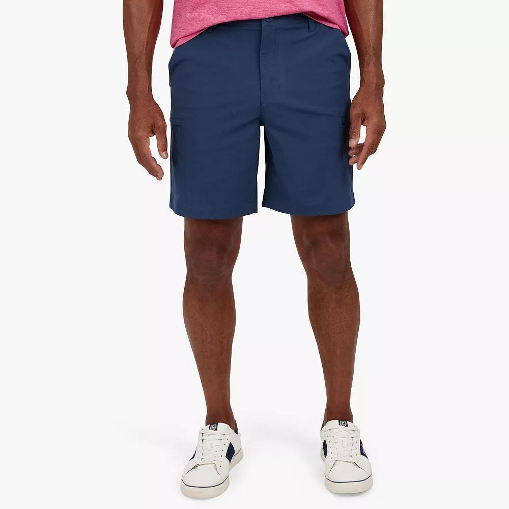 Men's Chaps 8-in. Performance Cargo Shorts, Size: 36, Dark Blue Product Image