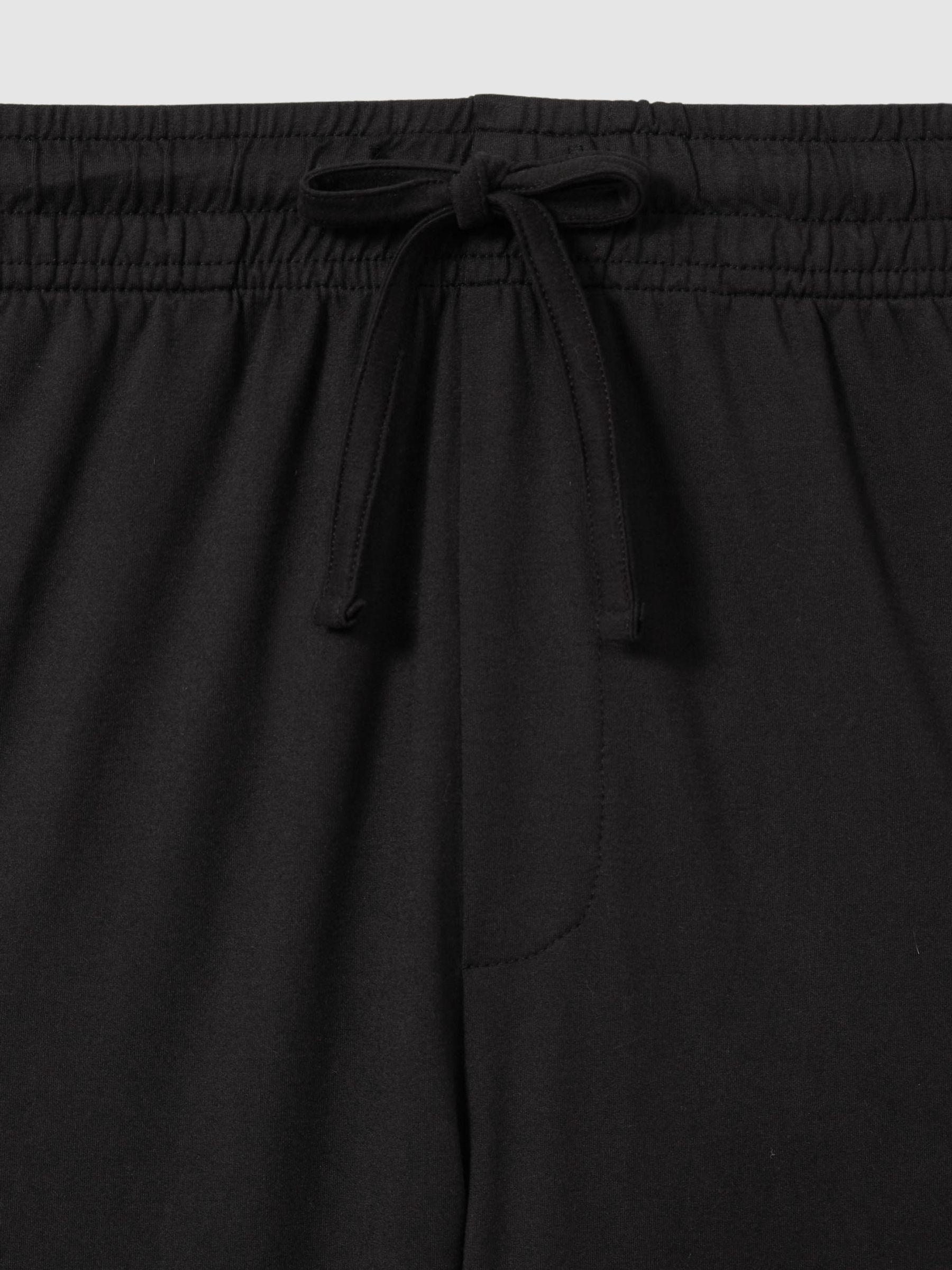 Tapered Stretch-Jersey Joggers in Black Product Image