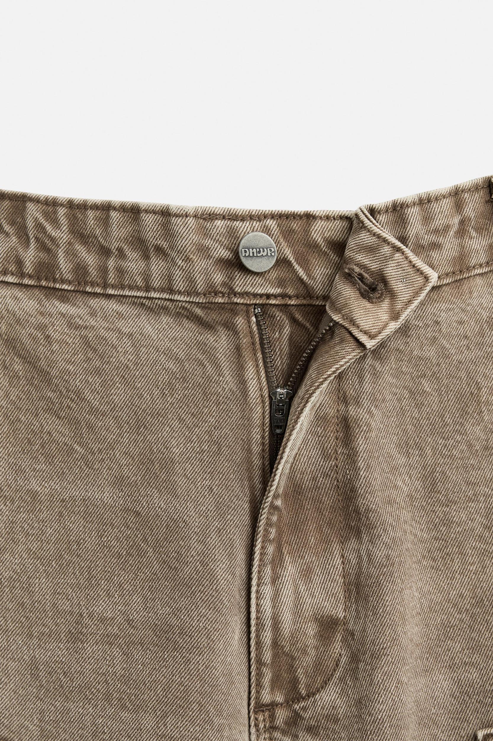 WASHED CARPENTER POCKET PANTS Product Image