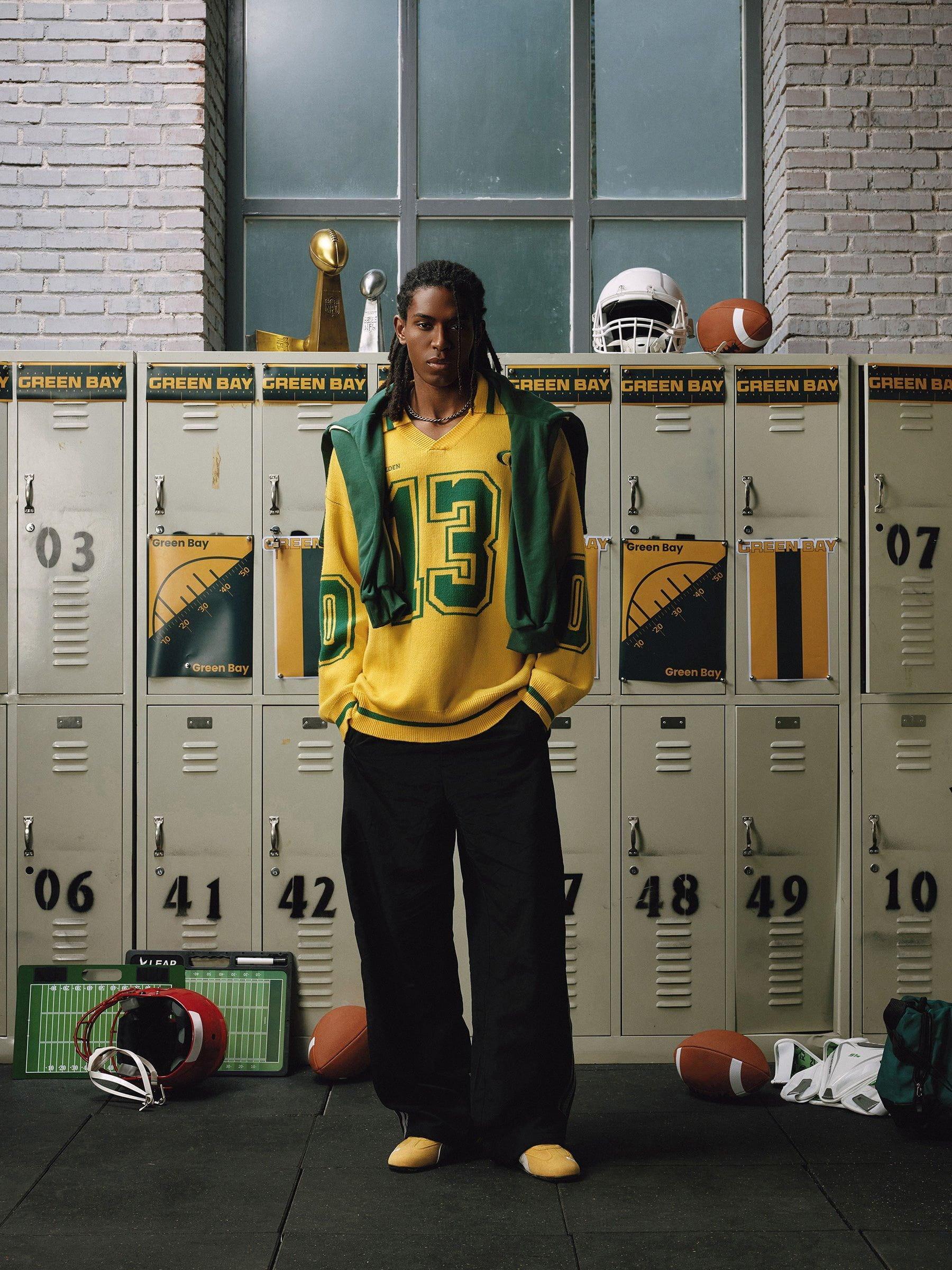 Aelfric Eden Number Graphic Polo Sweater Product Image