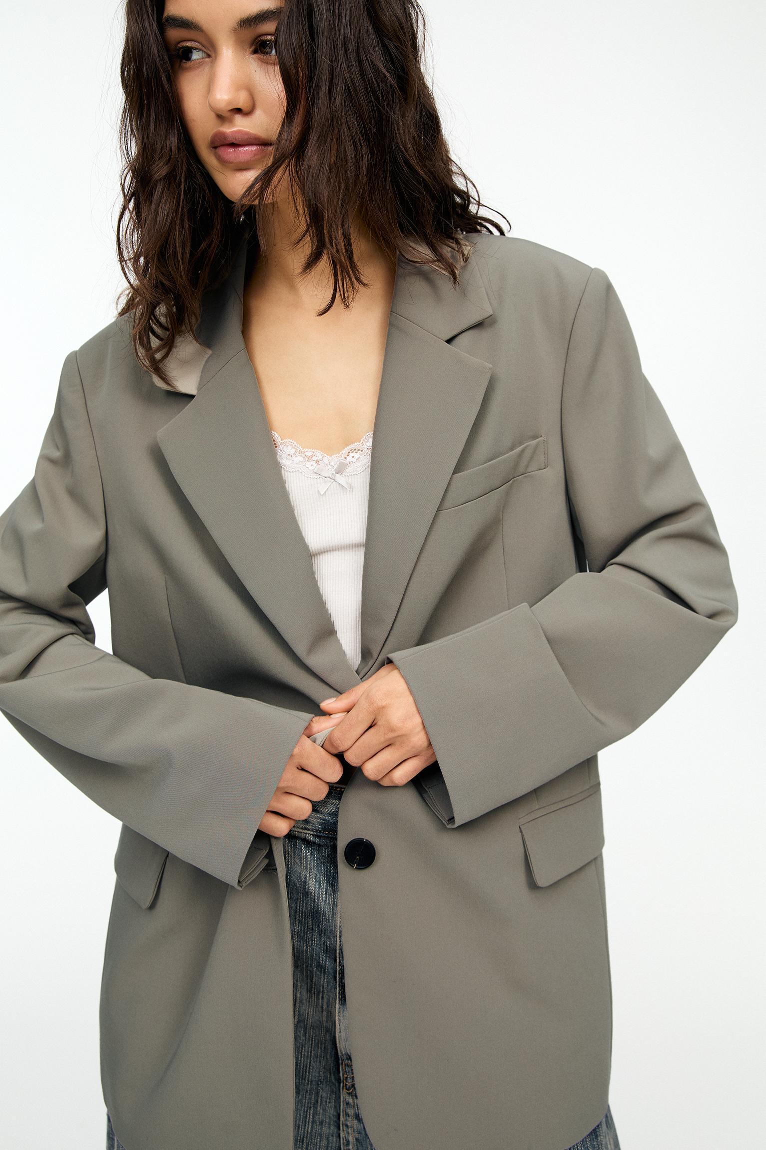 Oversize double-button blazer Product Image